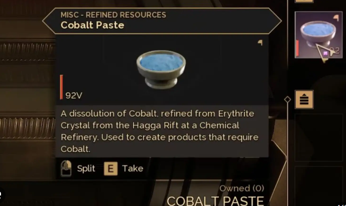 cobalt paste dune awakening